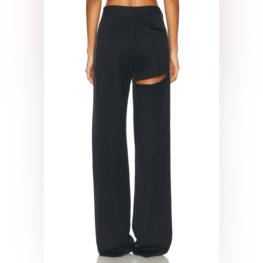 A R E A Asymmetric Slit Pant - image 5